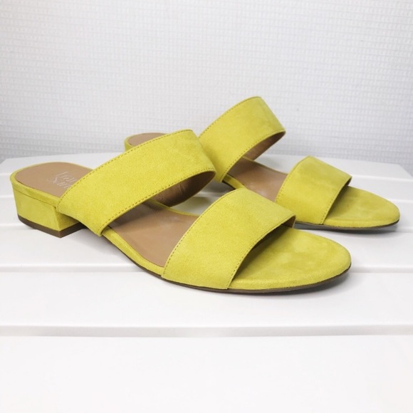 Franco Sarto Shoes - Franco Sarto Silas Heel Sandal Bright Mustard 9.5